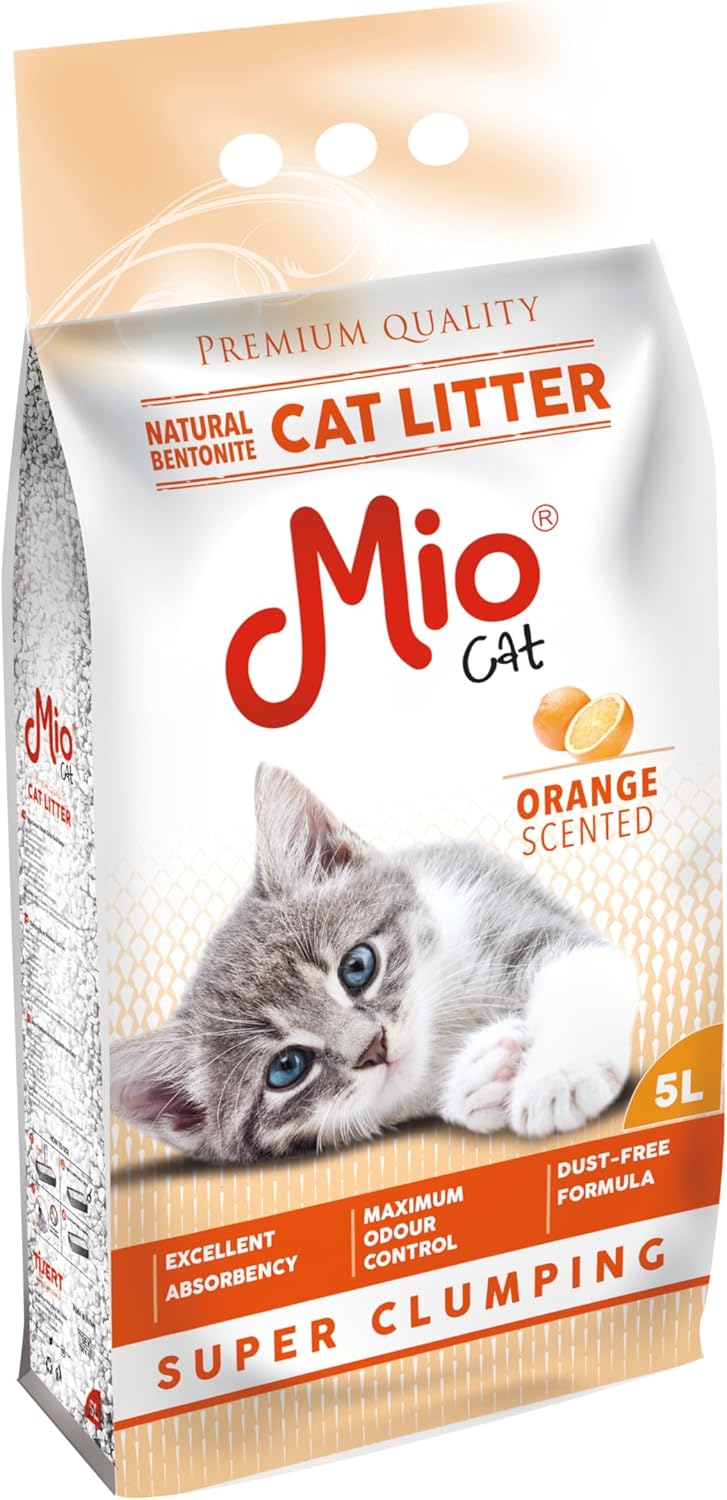 Mio Cat Clumping Cat Litter Orange 5L