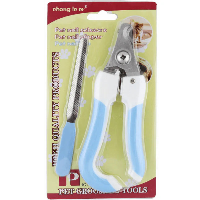 Nail Clipper Blue Small With File - Tailix