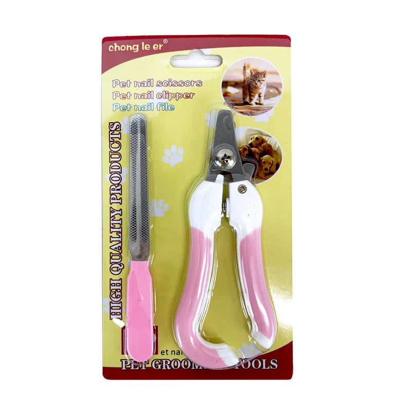 Nail Clipper Pink Small With File - Tailix