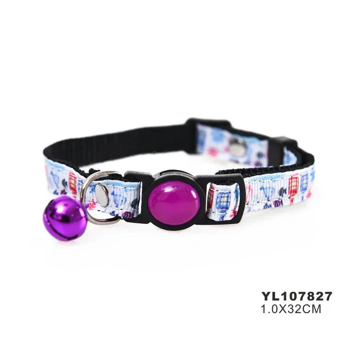 Naomi Cat Collar With Bell - Tailix