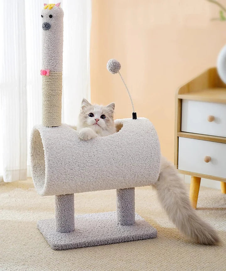 Naomi Cat Scratcher With Tunnel - Tailix