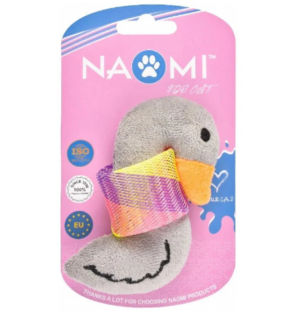 Naomi Duck Plush Cat Toy - Tailix