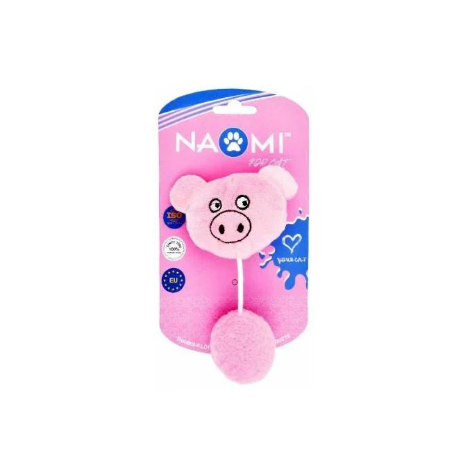 Naomi Pig Plush Cat Toy - Tailix