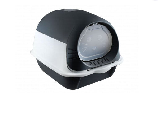 Nova Cat Litter Box Black (35x52x35cm) - Tailix
