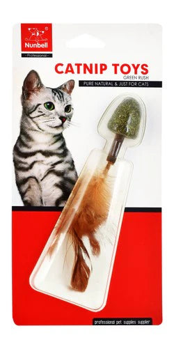 Nunbell Feather Catnip Toy - Tailix
