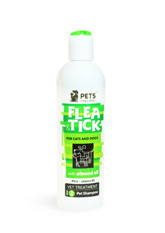 Pets Republic Anti Flea&Tick Shampoo Almond Oil 500ml 