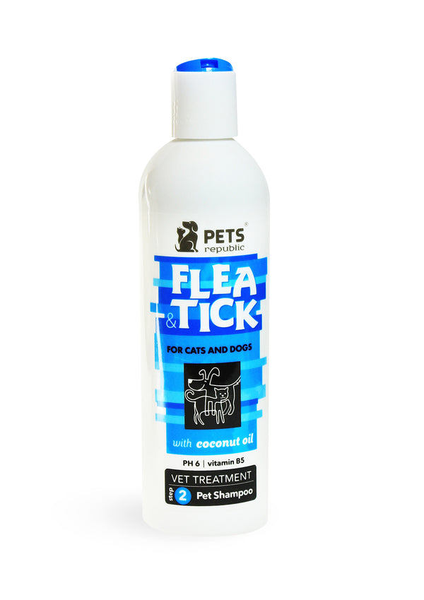 Pets Republic Anti Flea&Tick Shampoo Coconut Oil 500ml