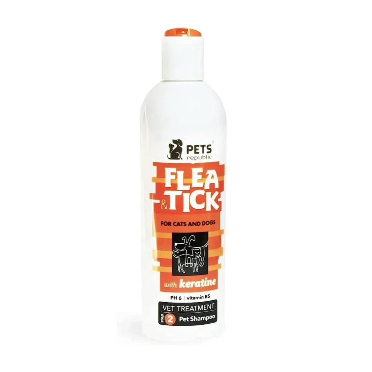 Pets Republic Anti Flea&Tick Shampoo Keratin 500ml