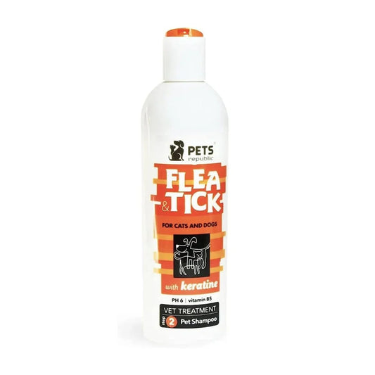 Pets Republic Anti Flea&Tick Shampoo Keratin 500ml