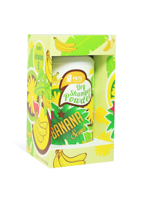 Pets Republic Dry Powder Shampoo Banana 500g - Tailix