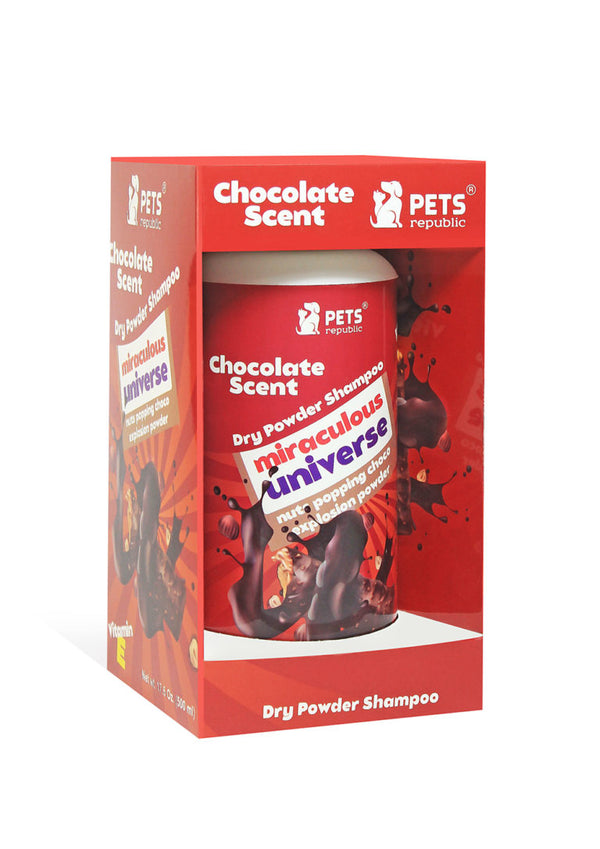 Pets Republic Dry Powder Shampoo Chocolate 500g - Tailix 