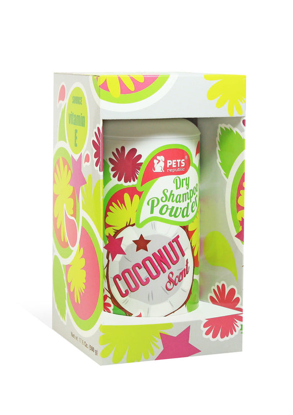 Pets Republic Dry Powder Shampoo Coconut 500g - Tailix