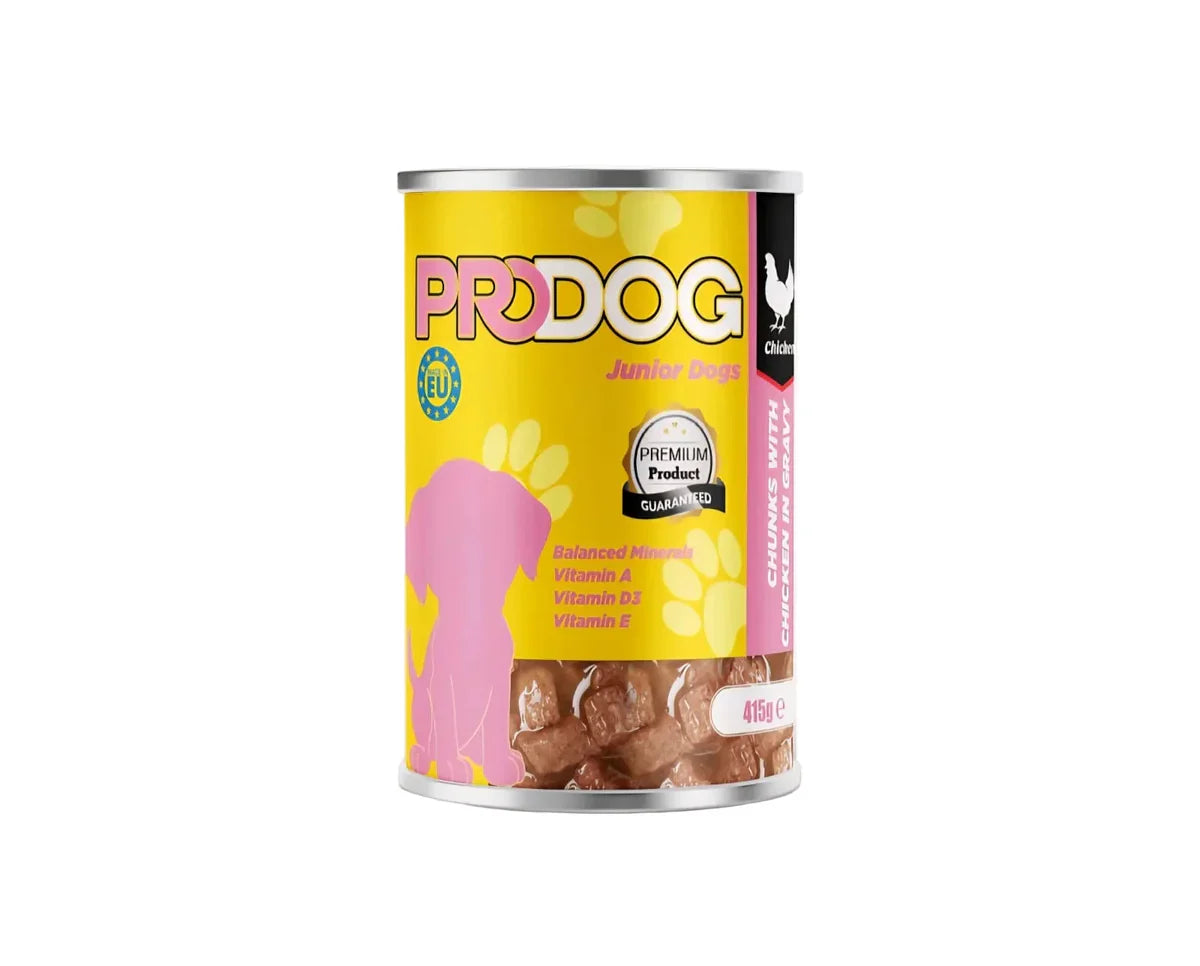 ProDog Puppy Wet Food Chicken Chunks Can 415g - Tailix