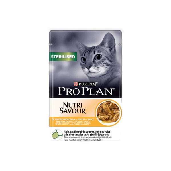 Pro Plan Sterilised Cat Wet Food Chicken Pouch 85g - Tailix