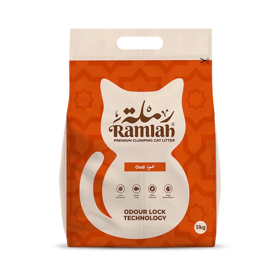 Ramlah Clumping Cat Litter Oud 5kg - Tailix