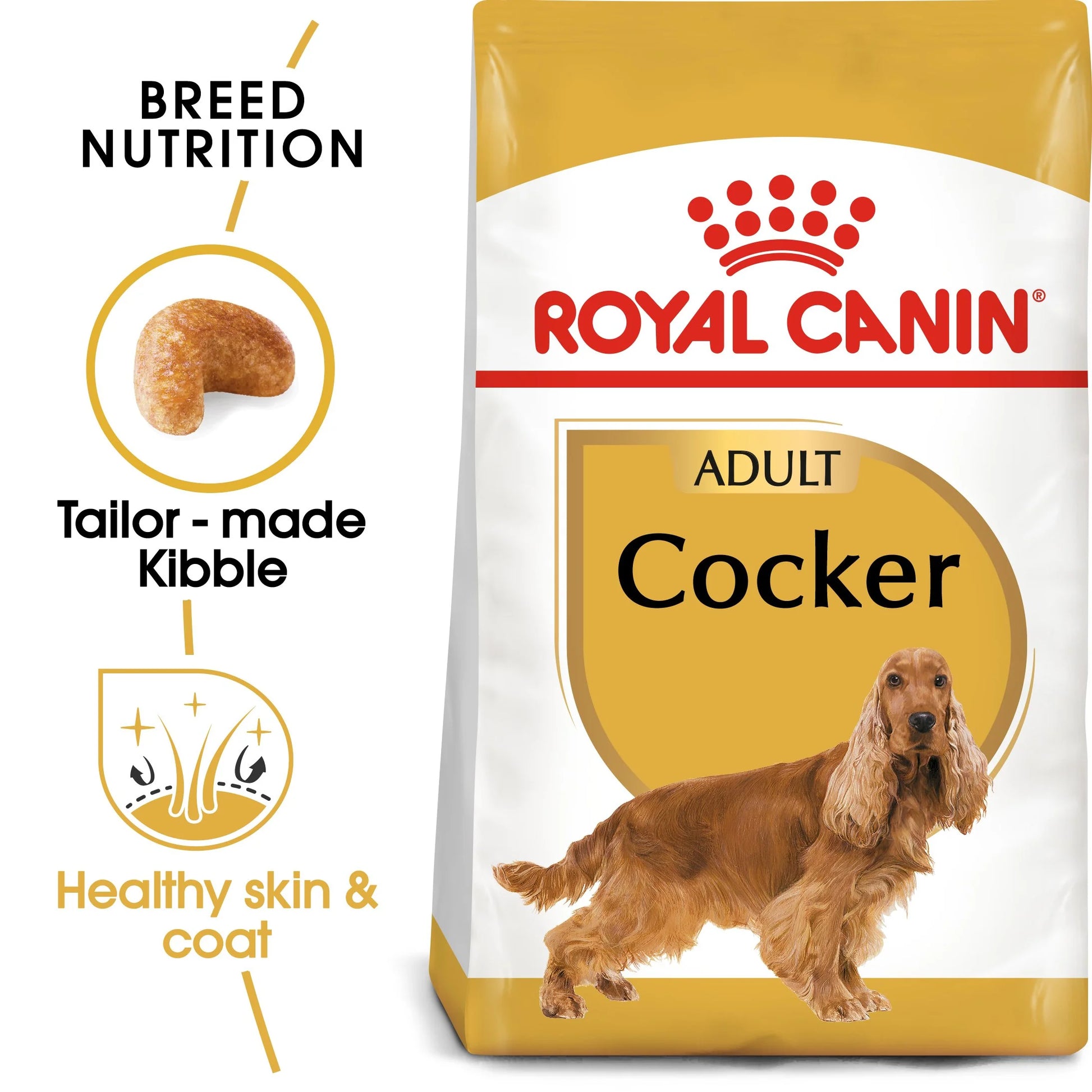 Royal Canin Cocker Adult Dry Food 3kg - Tailix