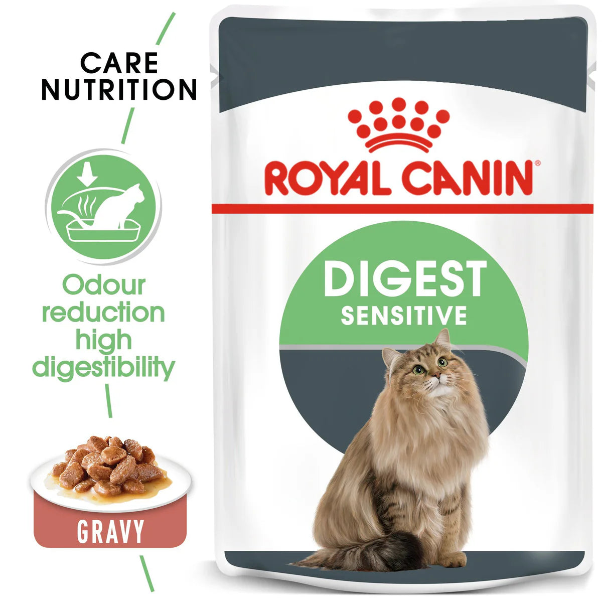Royal Canin Digestive Cat Wet Food Gravy Pouch 85g