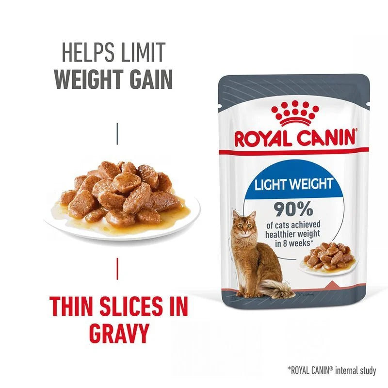 Royal Canin Light Weight Cat Wet Food Gravy Pouch 85g
