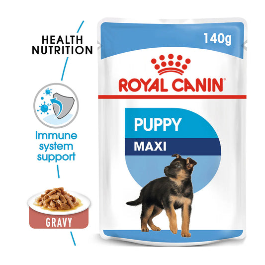 Royal Canin Maxi Puppy Wet Food Pouch 140g - Tailix