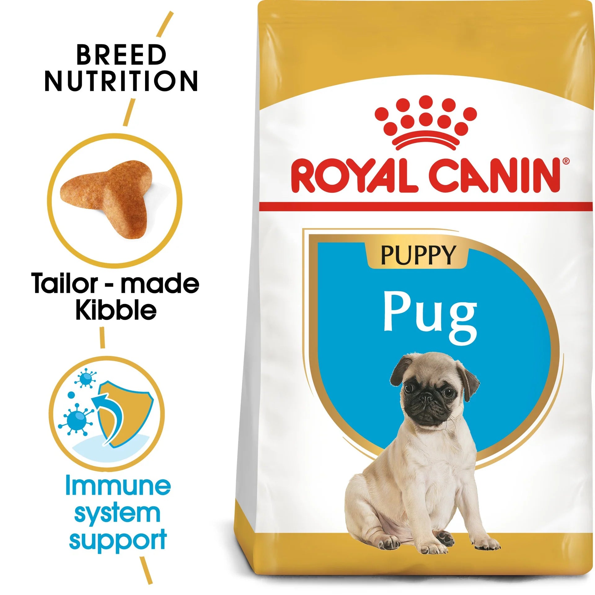 Royal Canin Pug Puppy Dry Food 1.5kg - Tailix