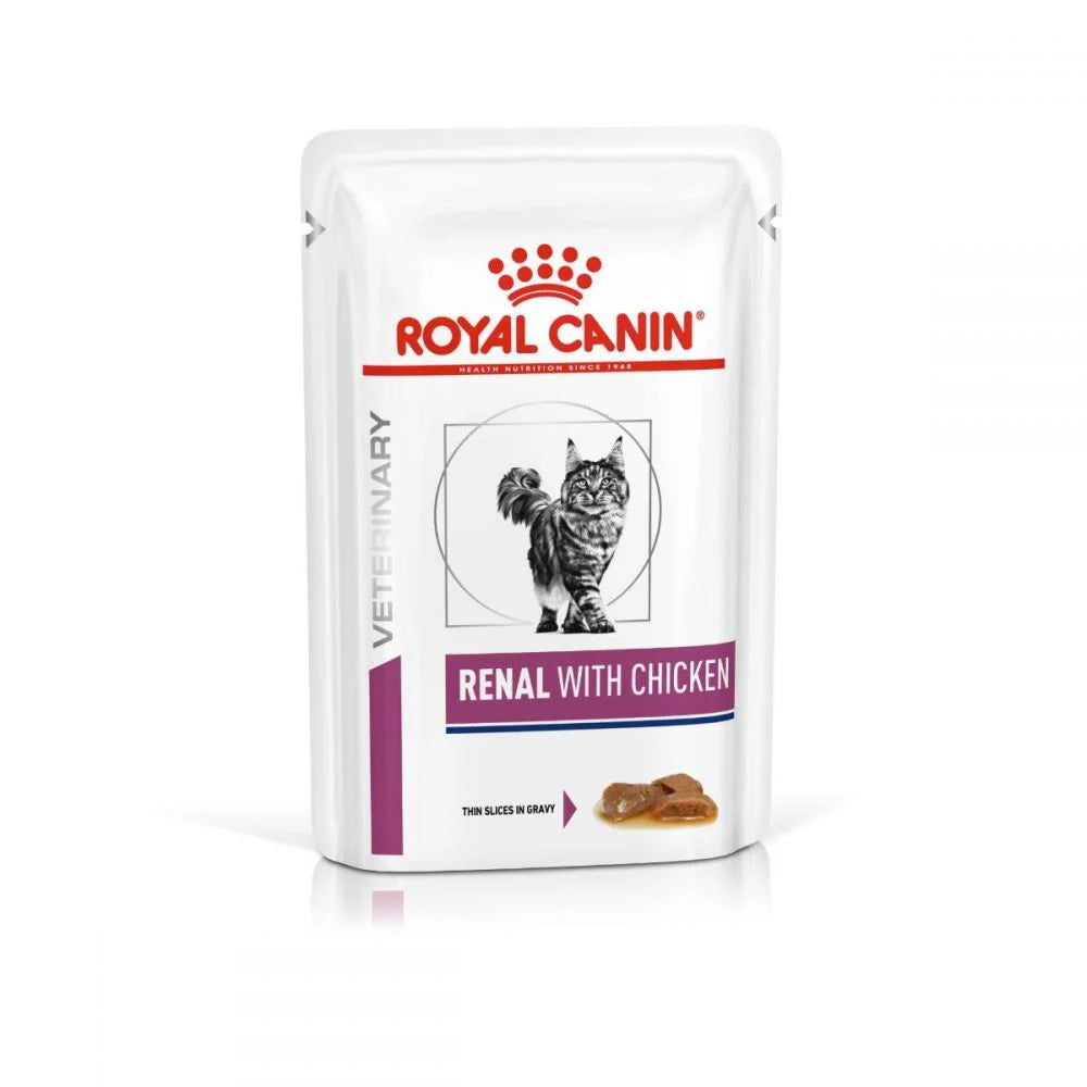 Royal Canin Renal Cat Wet Food Chicken Gravy Pouch 85g