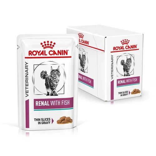 Royal Canin Renal Cat Wet Food Fish Gravy Pouch 85g