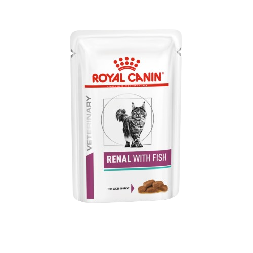 Royal Canin Renal Cat Wet Food Fish Gravy Pouch 85g