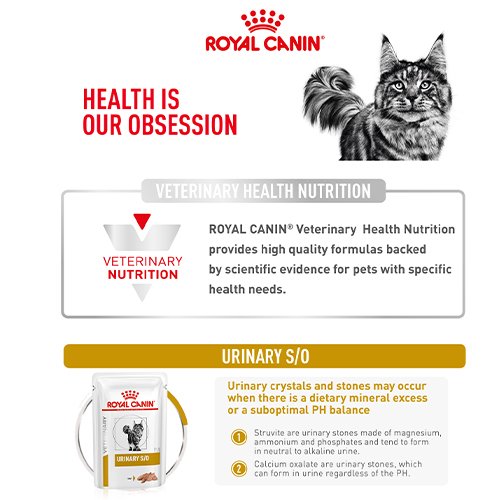 Royal Canin Urinary So Cat Wet Food Loaf Pouch 85g