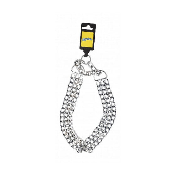 Suprium Dog Choke Chain Steel (65x3cm) - Tailix