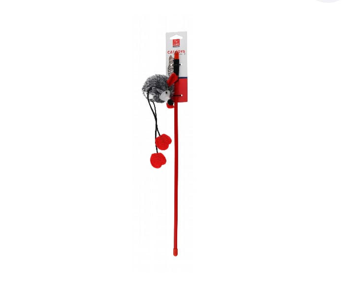 Nunbell Pole With Plush Mouse Cat Toy